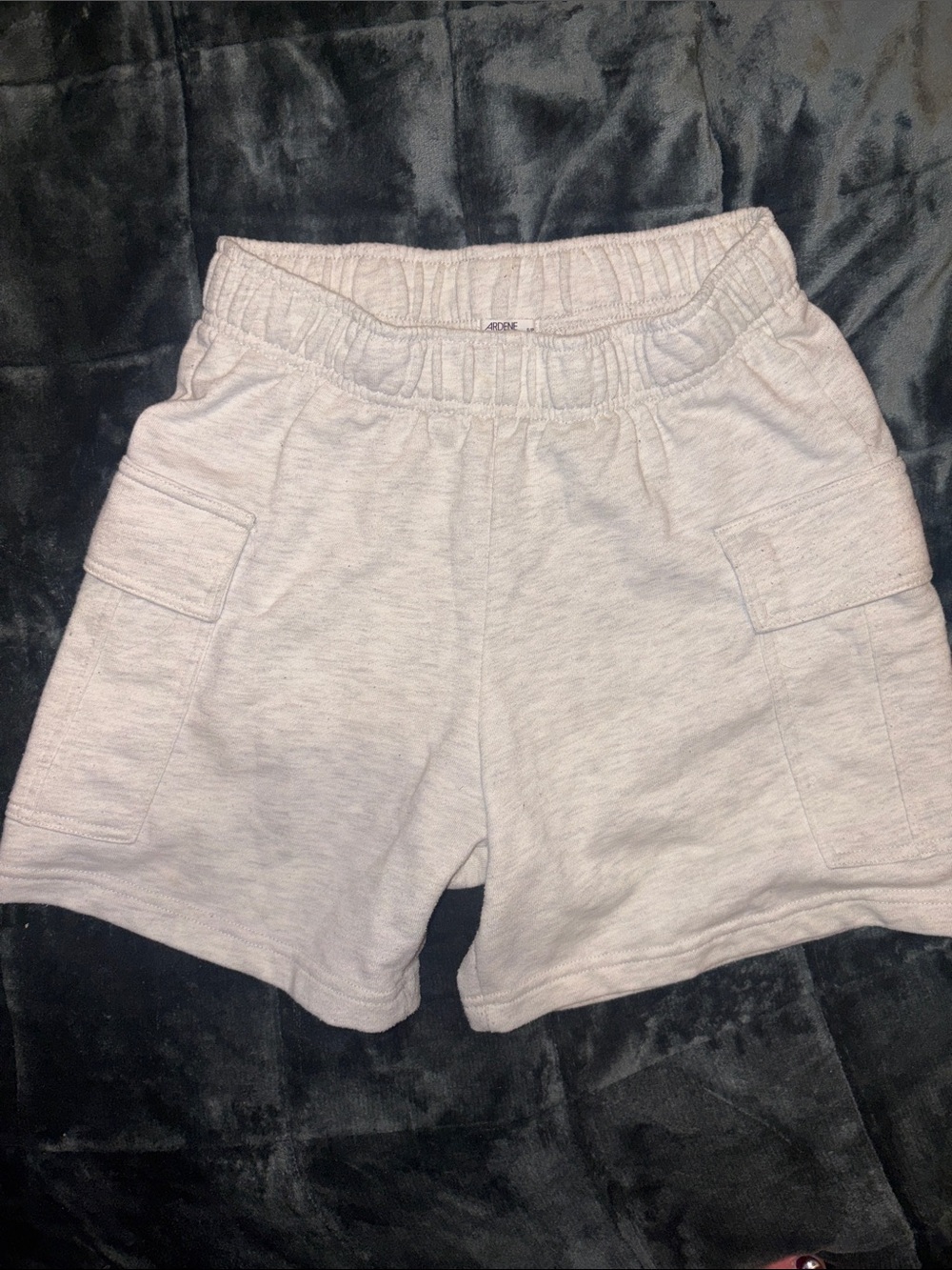 Ardene Light Gray Elastic Waist Knit Shorts